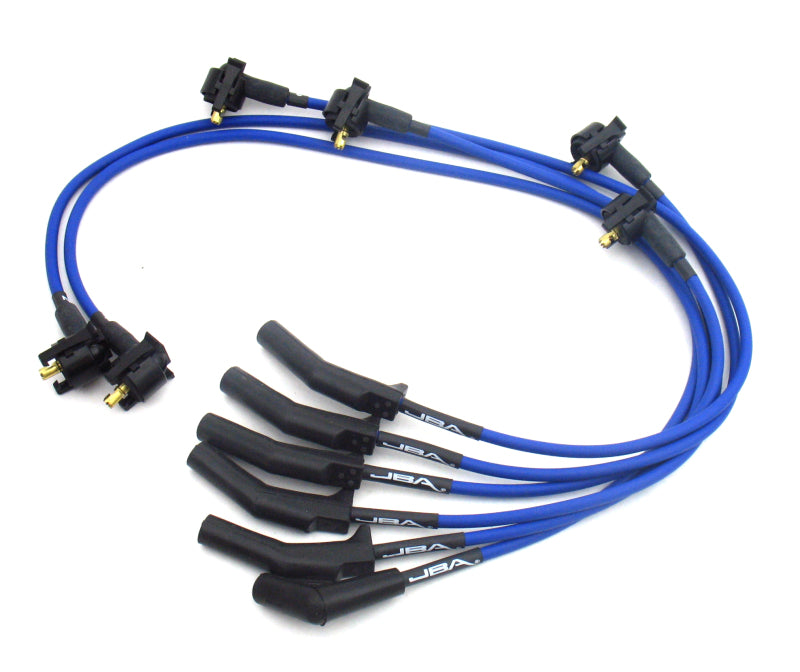 JBA 94-98 Ford Mustang 3.8L Ignition Wires - Blue - DTX Performance