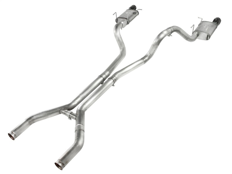 aFe MACHForce XP Cat-Back Exhaust 3in SS w/ Black Tips 11-14 Ford Mustang GT V8 5.0L - DTX Performance