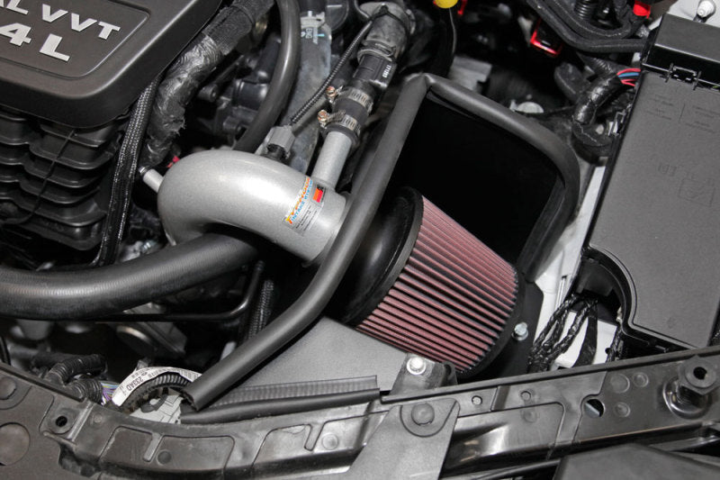 K&N 69 Series Typhoon Performance 13 Chrysler/Dodge 200/Avenger 2.4L Silver Cold Air Intake Kit - DTX Performance