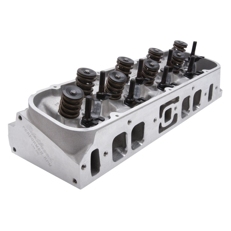 Edelbrock Cylinder Head BBC Performer RPM Oval Port 100cc Complete Single w/ Springs - DTX Performance