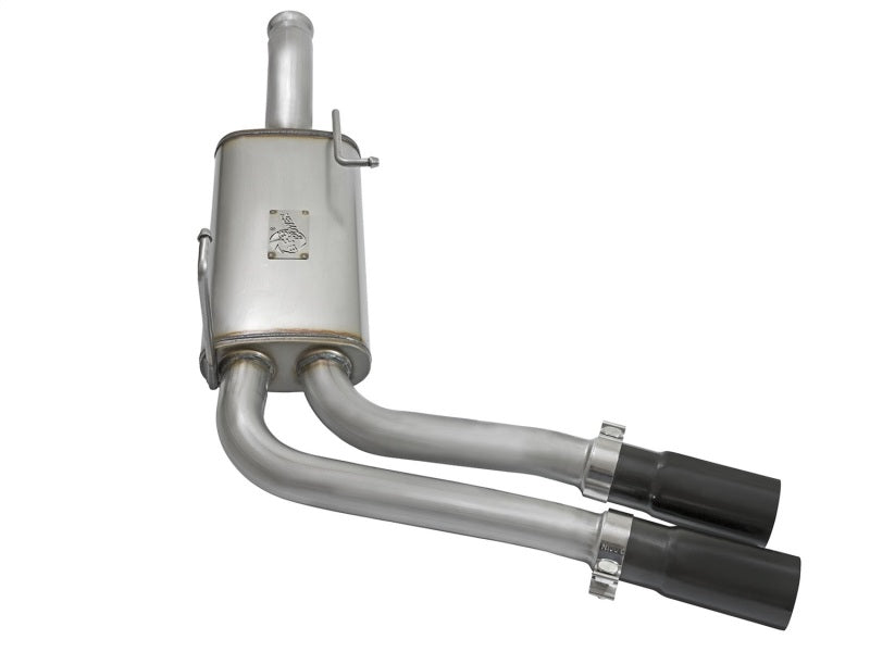 aFe Rebel Series CB Middle-Side Exit SS Exhaust w/ Black Tips 09-16 GM Silverado/Sierra V6/V8 - DTX Performance