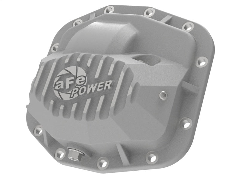 aFe Street Series Front Differential Cover Raw 2018+ Jeep Wrangler (JL) V6 3.6L (Dana M186) - DTX Performance