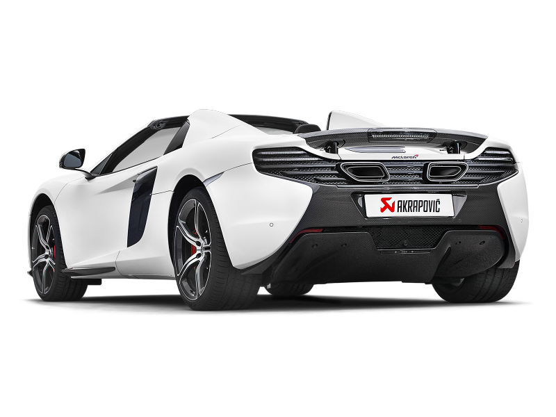 Akrapovic 14-17 McLaren 650S/650S Spyder Slip-On Line (Titanium) w/ Carbon Tips - DTX Performance