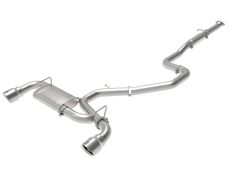 aFe Takeda Exhaust Cat-Back 19-20 Hyundai Veloster N 304SS Polished Dual Tips Exhaust - DTX Performance