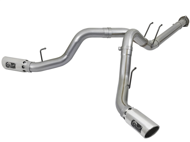 aFe POWER 4in DPF-Back SS Exhaust System 2017 Ford Diesel Trucks V8-6.7L (td) - DTX Performance