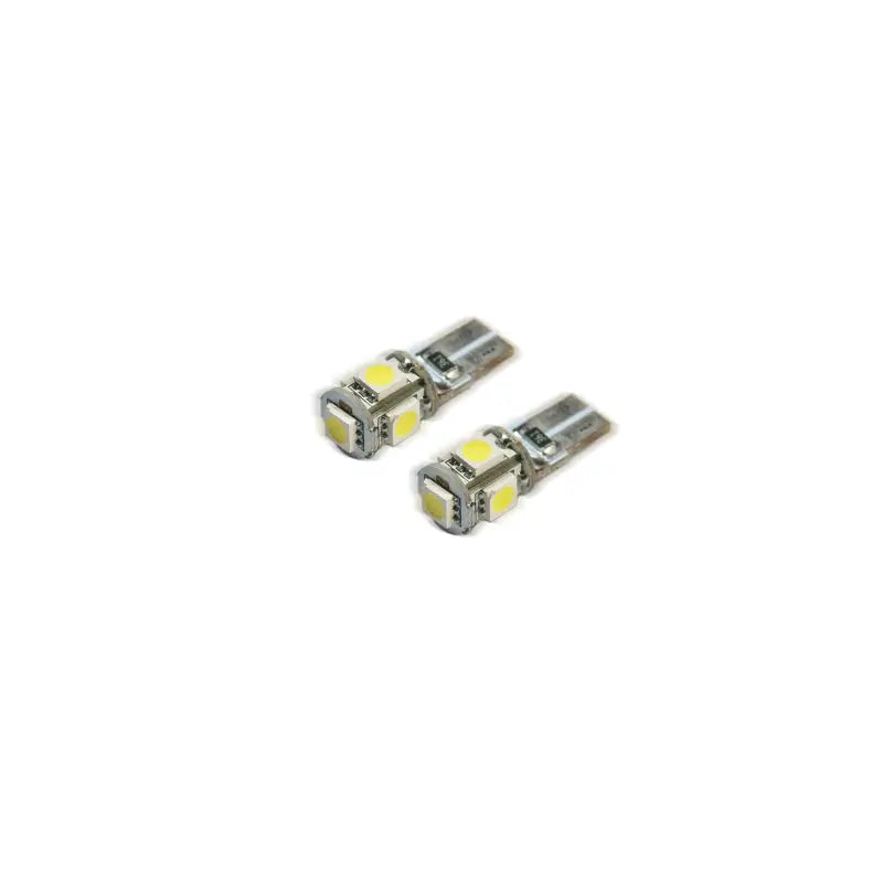 Oracle T10 5 LED 3 Chip SMD Bulbs (Pair) - Green - DTX Performance