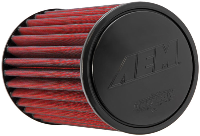 AEM 2.75 inch ID x 6 inch Base OD x 8 inch H DryFlow Conical Air Filter - DTX Performance