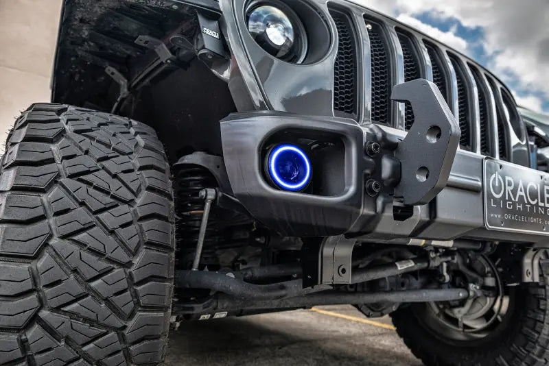 Oracle Jeep Wrangler JL/Gladiator JT Sport High Performance W LED Fog Lights - Blue - DTX Performance