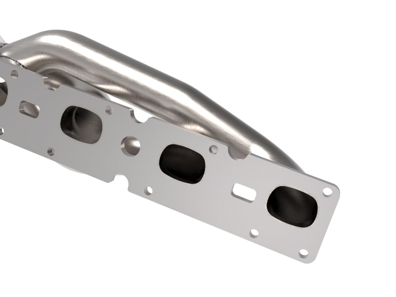 aFe Power Twisted Steel 304SS Shorty Header 19-21 Ram 2500/3500 V8-6.4L - DTX Performance