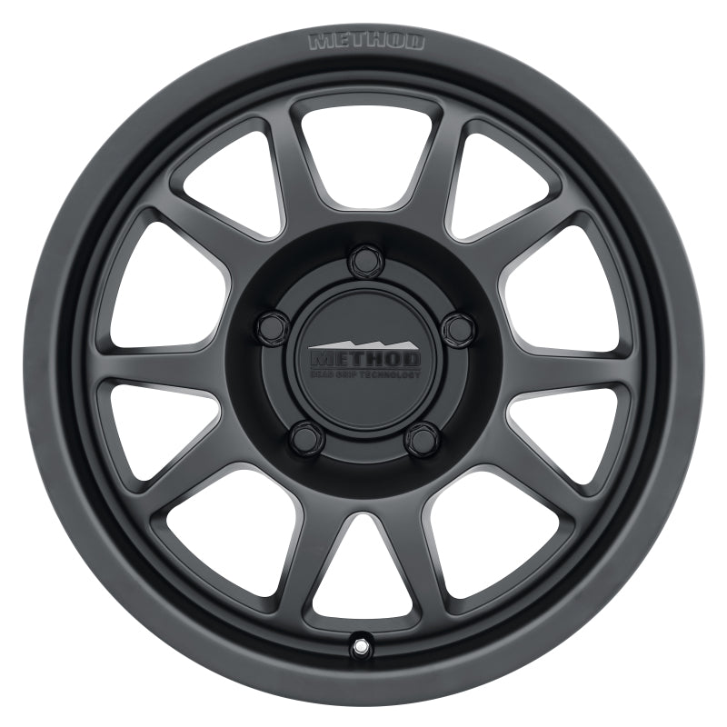 Method MR702 17x7.5 +50mm Offset 5x130 78.1mm CB Matte Black Wheel - DTX Performance