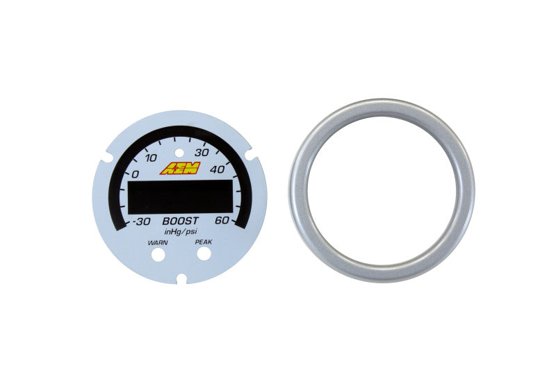 AEM X-Series Boost Pressure -30inHg 60psi Gauge Accessory Kit - DTX Performance