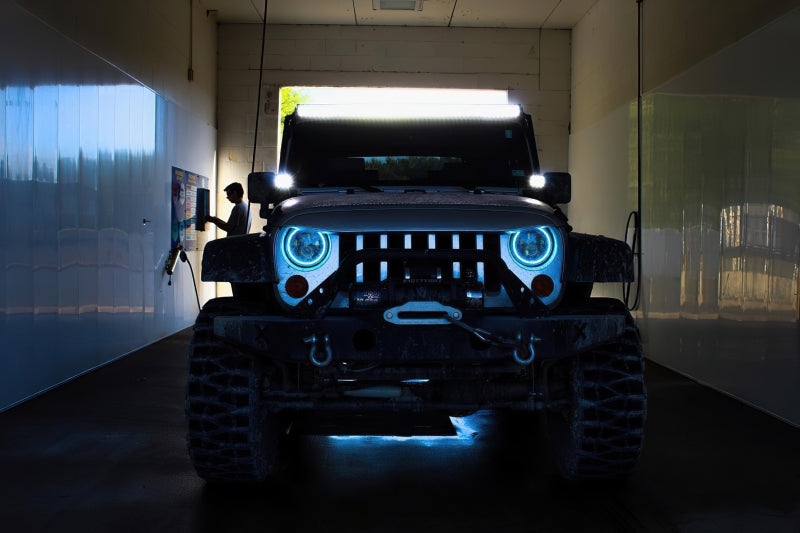 Oracle 7in High Powered LED Headlights - Black Bezel - ColorSHIFT No Controller - DTX Performance