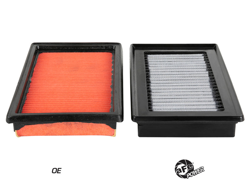 aFe Magnum FLOW Pro DRY S OE Replacement Filter (Pair) 14-19 Infiniti Q50 V6 3.5L/3.7L - DTX Performance