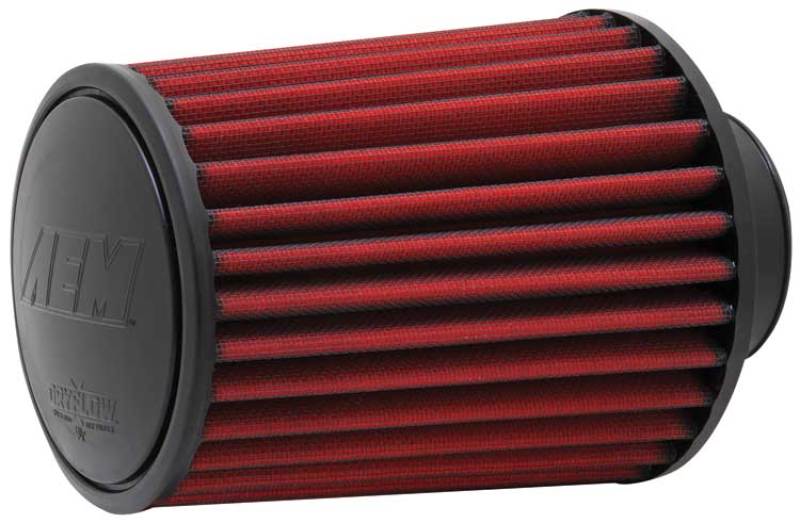 AEM 2.75in Flange ID x 6.25in Base OD x 7in H DryFlow Conical Air Filter - DTX Performance