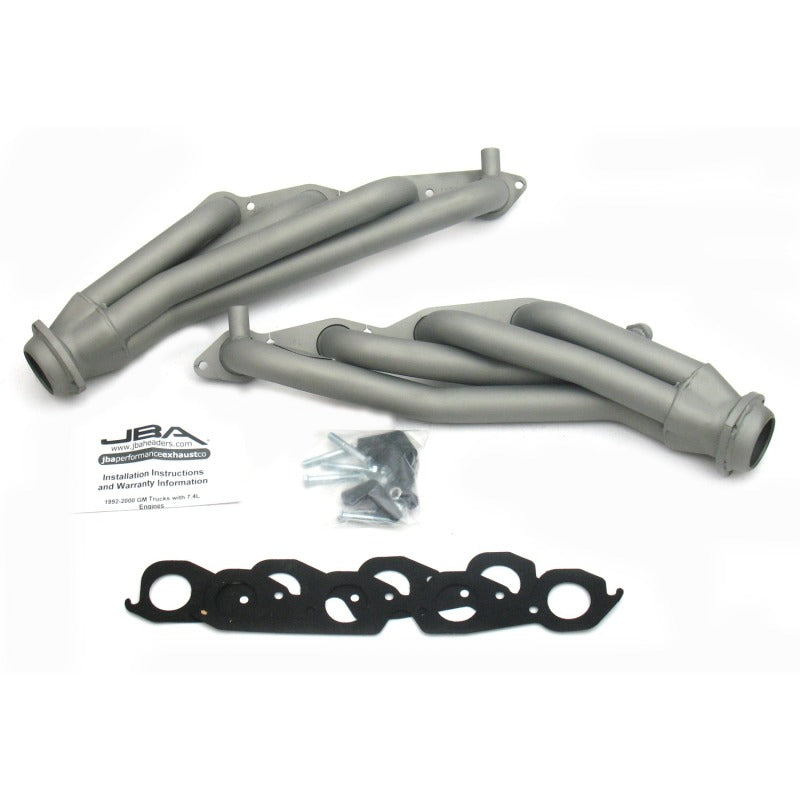 JBA 96-00 GM Truck 7.4L Voretc w/EGR & A.I.R. 1-3/4in Primary Ti Ctd Cat4Ward Header - DTX Performance