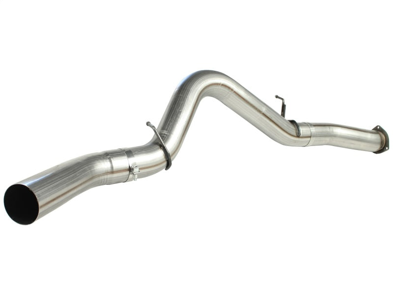 aFe MACHForce XP Exhaust 5in DPF-Stainless, GM Diesel Trucks 07.5-10 V8-6.6L 9(td) LMM - DTX Performance