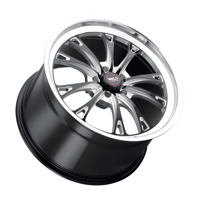 Weld S113 20X11 Belmont 5X120 ET40 BS7.6 Gloss Black MIL Dia 72.56 - DTX Performance