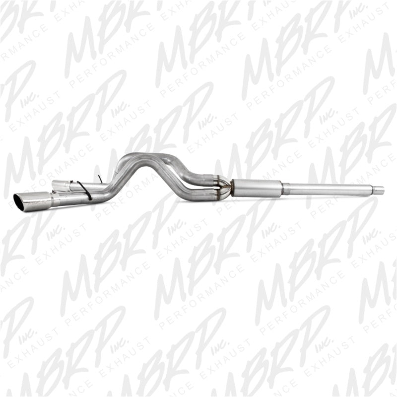 MBRP 1999-2004 Ford F-250/350 V-10 Cat Back 4 Dual Split Side - DTX Performance