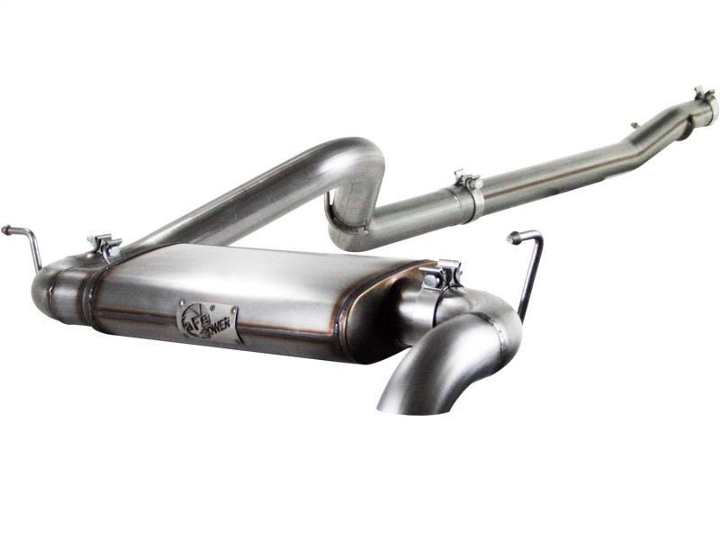 aFe MACHForce XP Exhausts Cat-Back/Hi Tuck SS-409 EXH CB/HT Jeep Wrangler 4Dr 2012 V6-3.6L - DTX Performance