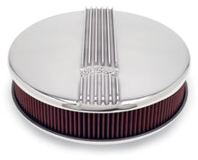 Load image into Gallery viewer, Edelbrock Air Cleaner Classic Series Round Aluminum Top Cloth Element 14In Dia X 3 9In Polished - DTX Performance