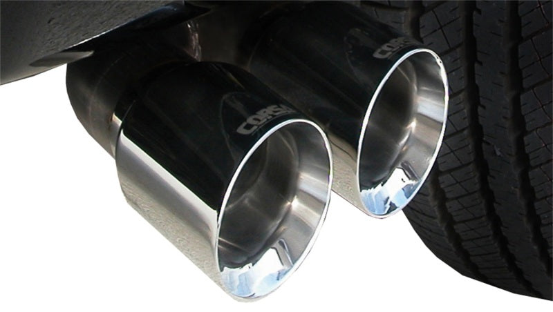 Corsa 11-13 Ford F-150 EcoBoost 3.5L V6 Polished Sport Cat-Back Exhaust - DTX Performance