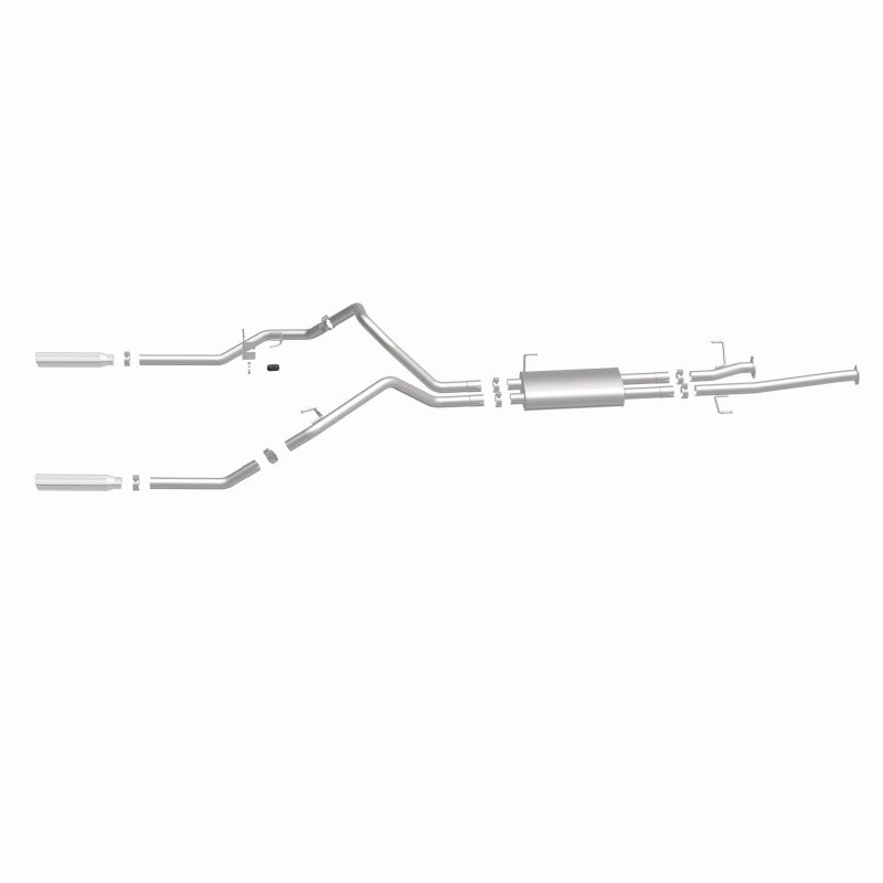 MagnaFlow 14 Toyota Tundra V8 4.6L/5.7L Stainless Cat Back Exhaust Dual Split Rear Exit - DTX Performance