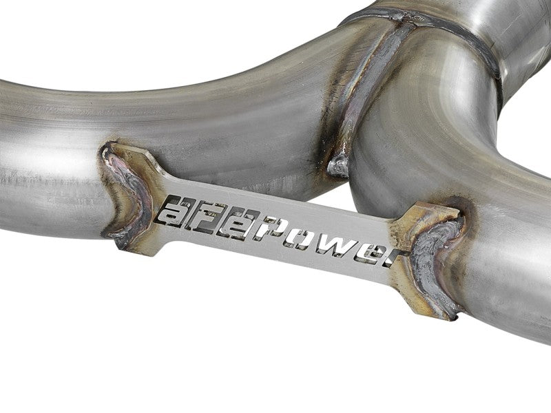 aFe Takeda 2-1/2in 304 SS Axle-Back Exhaust w/ Blue Flame Tips 14-18 Mazda 3 L4 2.0L/2.5L - DTX Performance