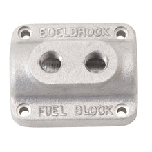 Load image into Gallery viewer, Edelbrock Fuel Block Dual Carburetor As Cast - DTX Performance