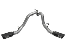 Load image into Gallery viewer, aFe LARGE Bore HD 4in Dual DPF-Back SS Exhaust w/Black Tip 16-17 GM Diesel Truck V8-6.6L (td) LML - DTX Performance