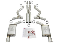 Load image into Gallery viewer, aFe MACHForce XP 3in 304 SS Cat-Back Exhausts w/ Polished Tips 15-17 Ford Mustang GT V8-5.0L/V6-3.7L - DTX Performance