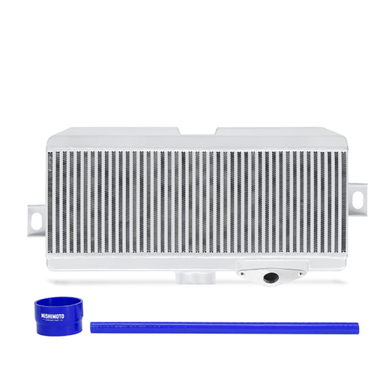 Mishimoto Subaru 08-15 WRX STi Top-Mount Intercooler Kit - Powder Coated Silver & Blue Hoses - DTX Performance