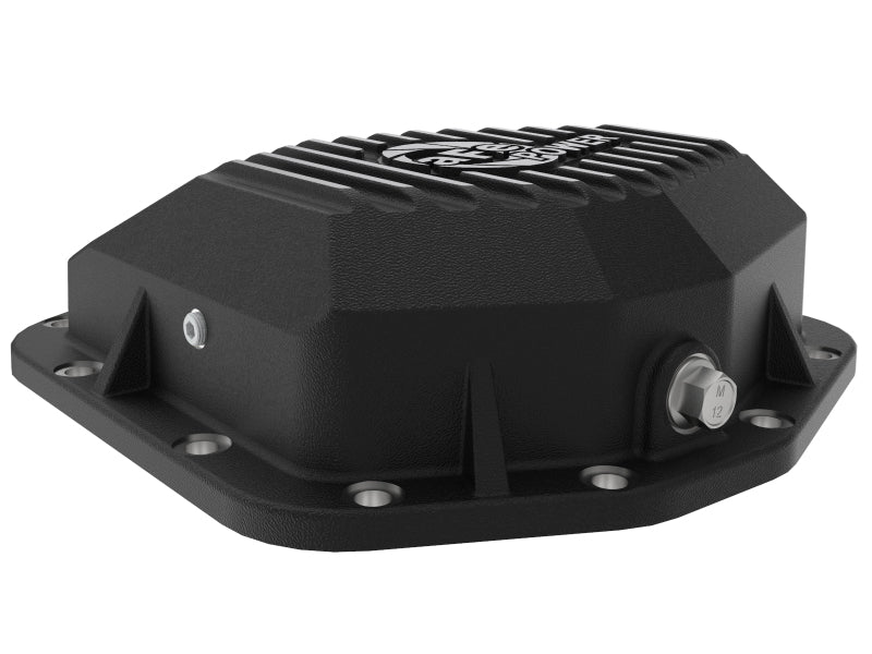 aFe Street Series Rear Differential Cover Black w/Machined Fins 20+ Jeep Gladiator JT (Dana M220) - DTX Performance