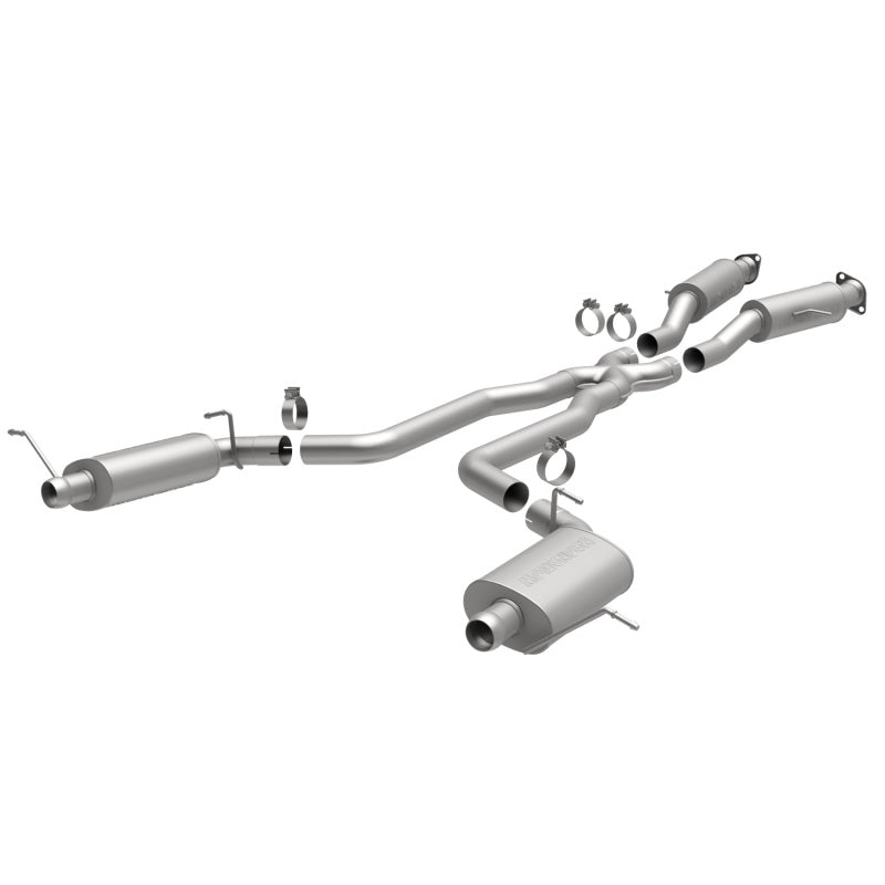 MagnaFlow 12 Jeep Grand Cherokee V8 6.4L Dual Split Rear Exit Stainless Cat Back Performance Exhaust - DTX Performance