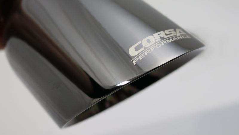 Corsa Single Universal 2.75in Inlet / 4.5in Outlet Black PVD Pro-Series Tip Kit - DTX Performance