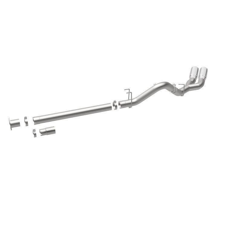 MagnaFlow 08-17 Ford F-250/F-350/F-450 4.6L/6.7 DPF-Back SS 4in Dual Single Passenger Side Rear Exit - DTX Performance