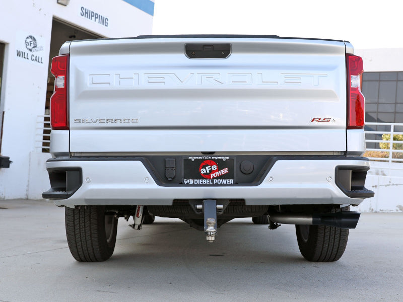 aFe Rebel XD Series 3in 304SS DPF-Back 20-21 GM Trucks L6-3.0L (td) LM2 - Dual Black Tip - DTX Performance