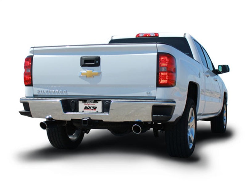 Borla 14 Silv/Sierra 1500 EC Std/CC Short 143.5in WB Touring Single Split Rear Exit Cat-Back Exhaust - DTX Performance