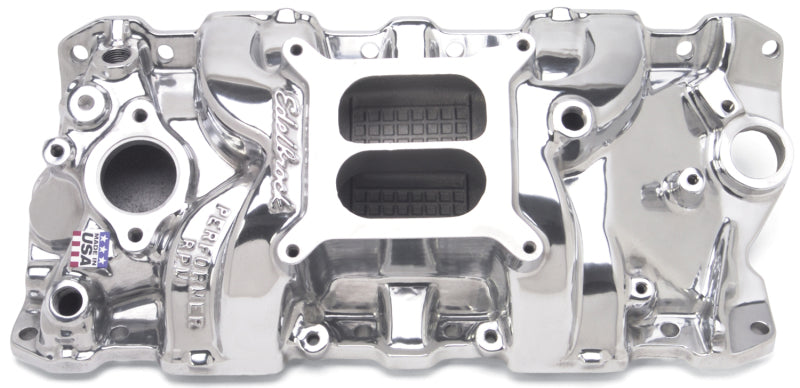 Edelbrock Perf RPM Manifold Polished - DTX Performance