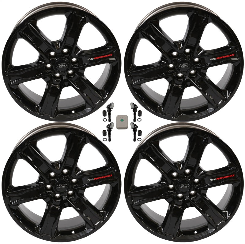 Ford Racing 15-23 F-150 22x9.5in Wheel Kit - Gloss Black - DTX Performance