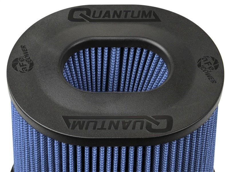 aFe Quantum Pro-5 R Air Filter Inverted Top - 5in Flange x 9in Height - Oiled P5R - DTX Performance