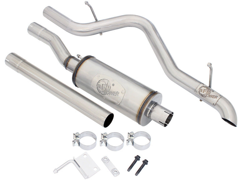 aFe MACHForce XP 2.5in SS-409 Cat-Back Exhaust 07-16 Jeep Wrangler (JK) V6-3.6L/3.8L (2-4 Door) - DTX Performance