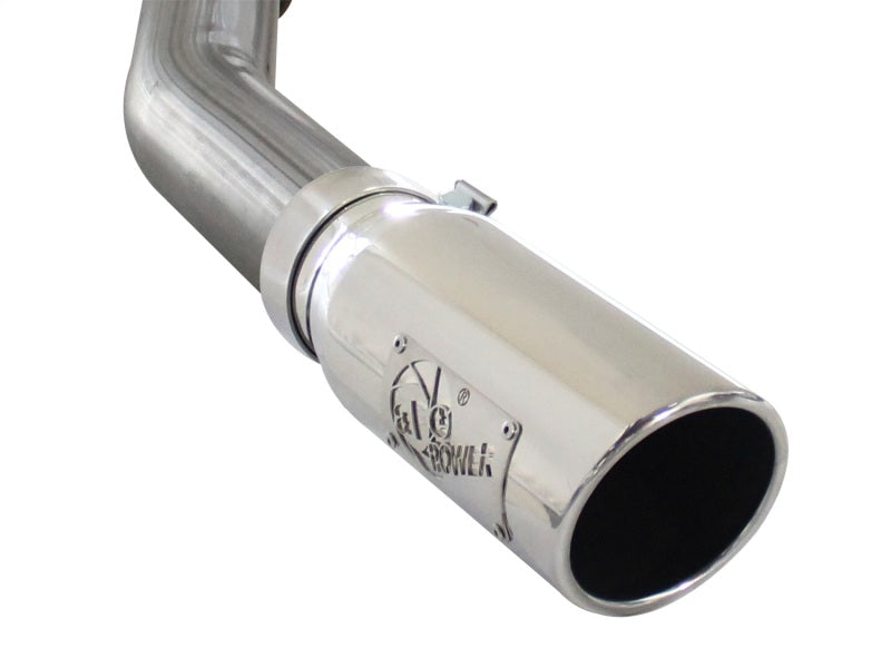 aFe MACHForce XP Exhausts Cat-Back SS 409 EXH Polished CB Ford F-150 11-12 V6-3.5L (tt) - DTX Performance