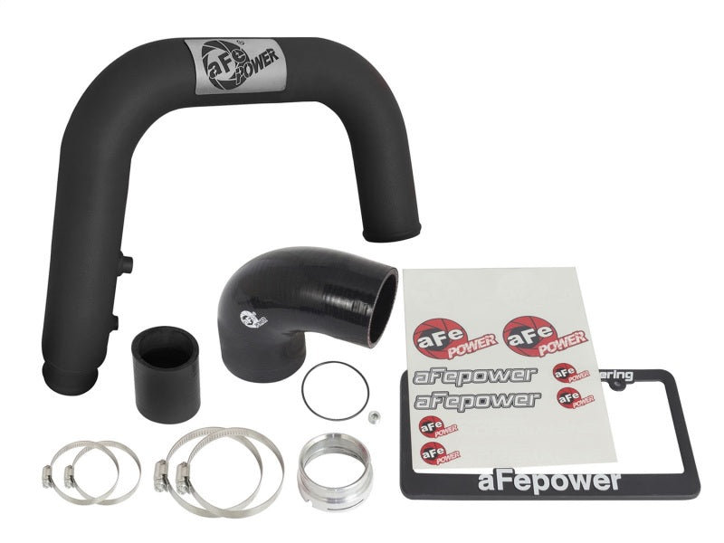 aFe BladeRunner 2.5in Black IC Tube Hot Side w/ Coupling & Clamp Kit 2016 GM Colorado/Canyon 2.8L - DTX Performance