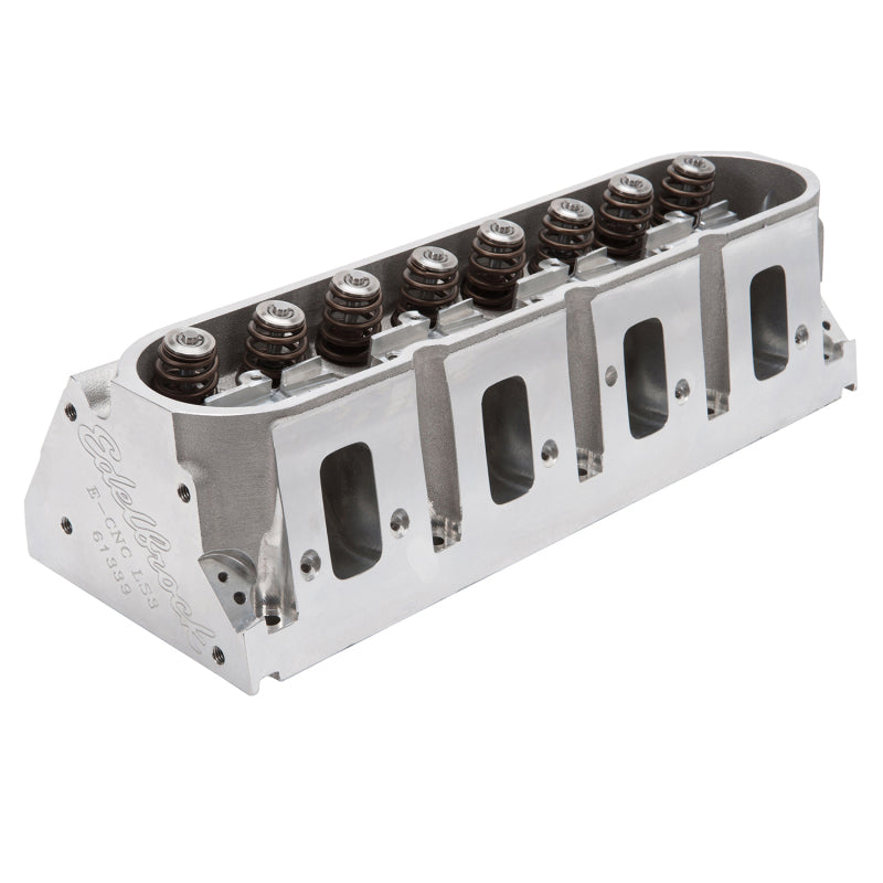 Edelbrock Cylinder Head Victor Jr LS3 GM Gen III/IV (4-Bolt Flange) Standard Block Complete - DTX Performance