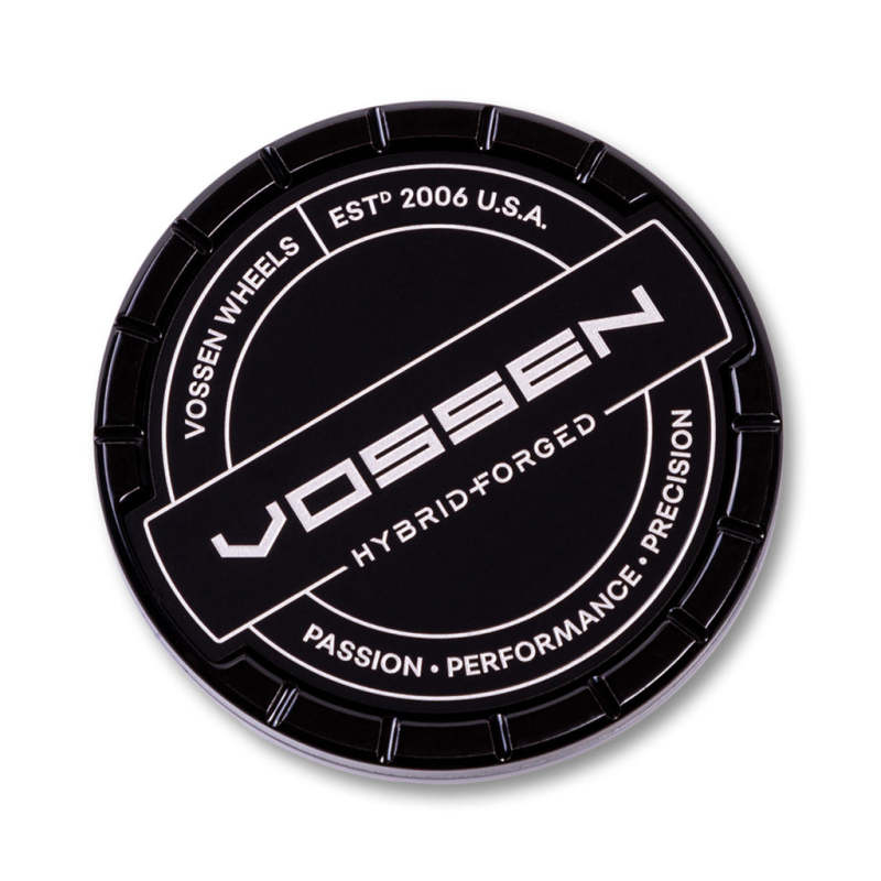 Vossen Billet Sport Cap - Large - Hybrid Forged - Gloss Black - DTX Performance