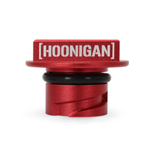 Load image into Gallery viewer, Mishimoto 2015+ Ford Mustang EcoBoost/2013+ Ford Focus ST Hoonigan Oil Filler Cap - Red - DTX Performance