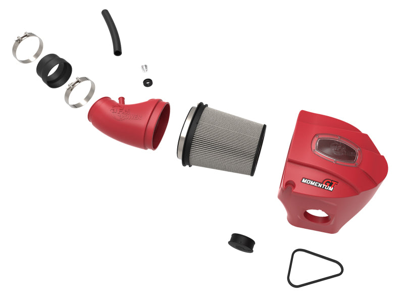 aFe POWER Momentum GT Limited Edition Cold Air Intake 11-17 Dodge Challenger/Charger SRT - Red - DTX Performance