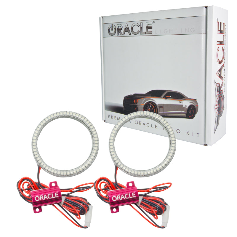 Oracle Ford Mustang 15-20 WP LED Projector Fog Halo Kit - White - DTX Performance