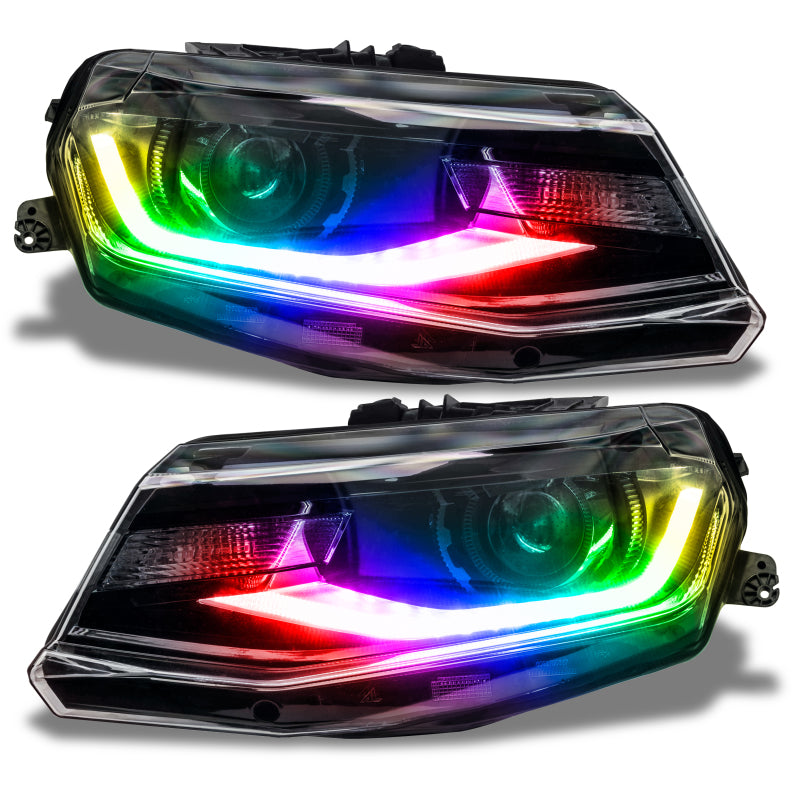 Oracle 16-18 Chevy Camaro Dynamic Headlight DRL Upgrade Kit - ColorSHIFT - Dynamic - DTX Performance