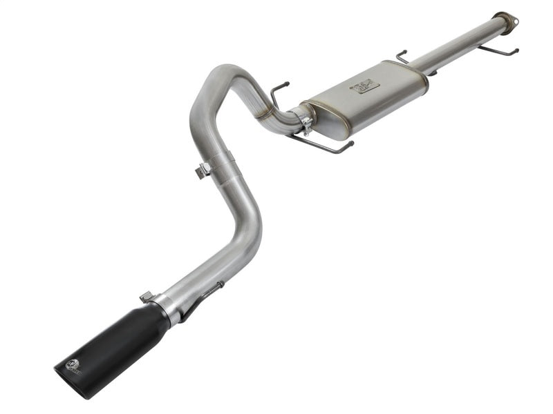 aFe MACH Force Xp 3in SS Cat-Back Single Rear Exit Exhaust w/Black Tips 07-14 Toyota FJ Cruiser - DTX Performance